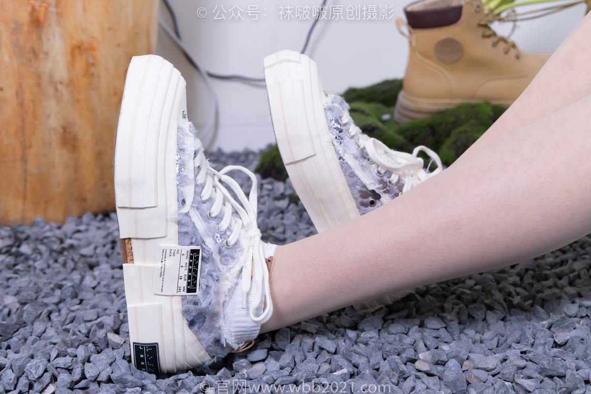 图片[38]-[BoBoSocks袜啵啵]NO.560 香菜-帆布鞋、短白棉袜、薄肉丝[103P] – 速更版-美库