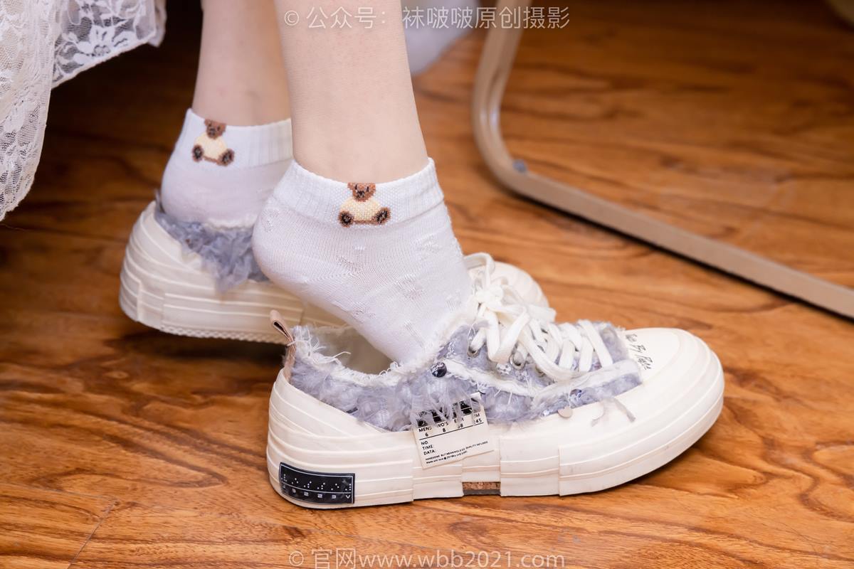 图片[46]-[BoBoSocks袜啵啵]NO.560 香菜-帆布鞋、短白棉袜、薄肉丝[103P] – 速更版-美库