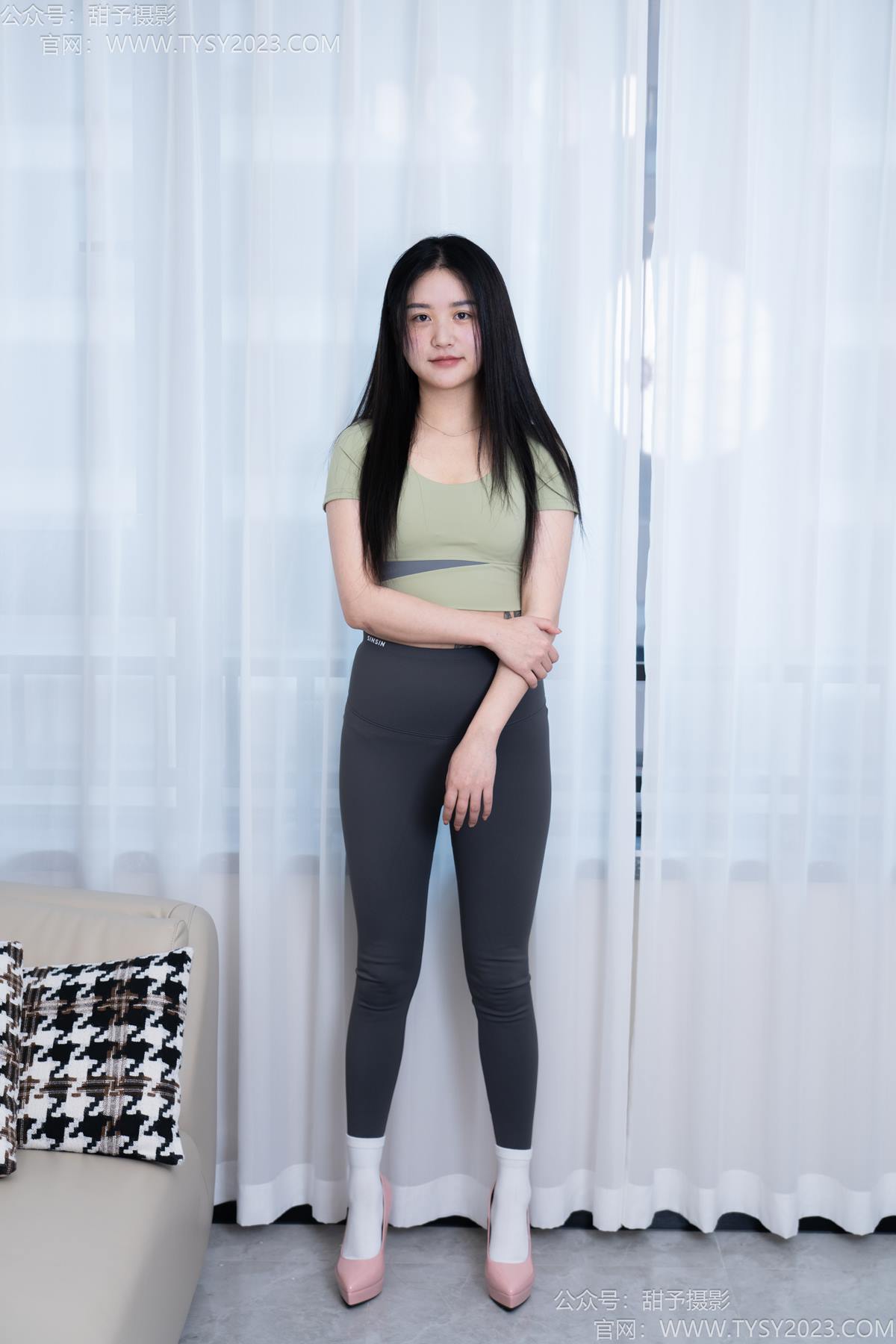 图片[23]-甜予摄影 NO.192 澜澜-高跟鞋、白棉袜、裸足[104P] – 速更版-美库