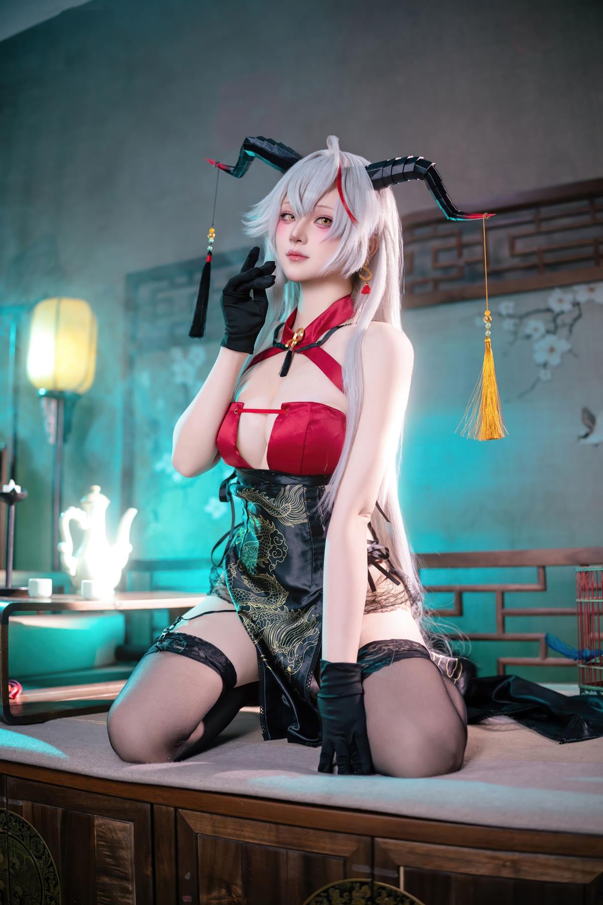 图片[15]-屿鱼 – 碧蓝航线 埃吉尔旗袍[46P] – 速更版-美库