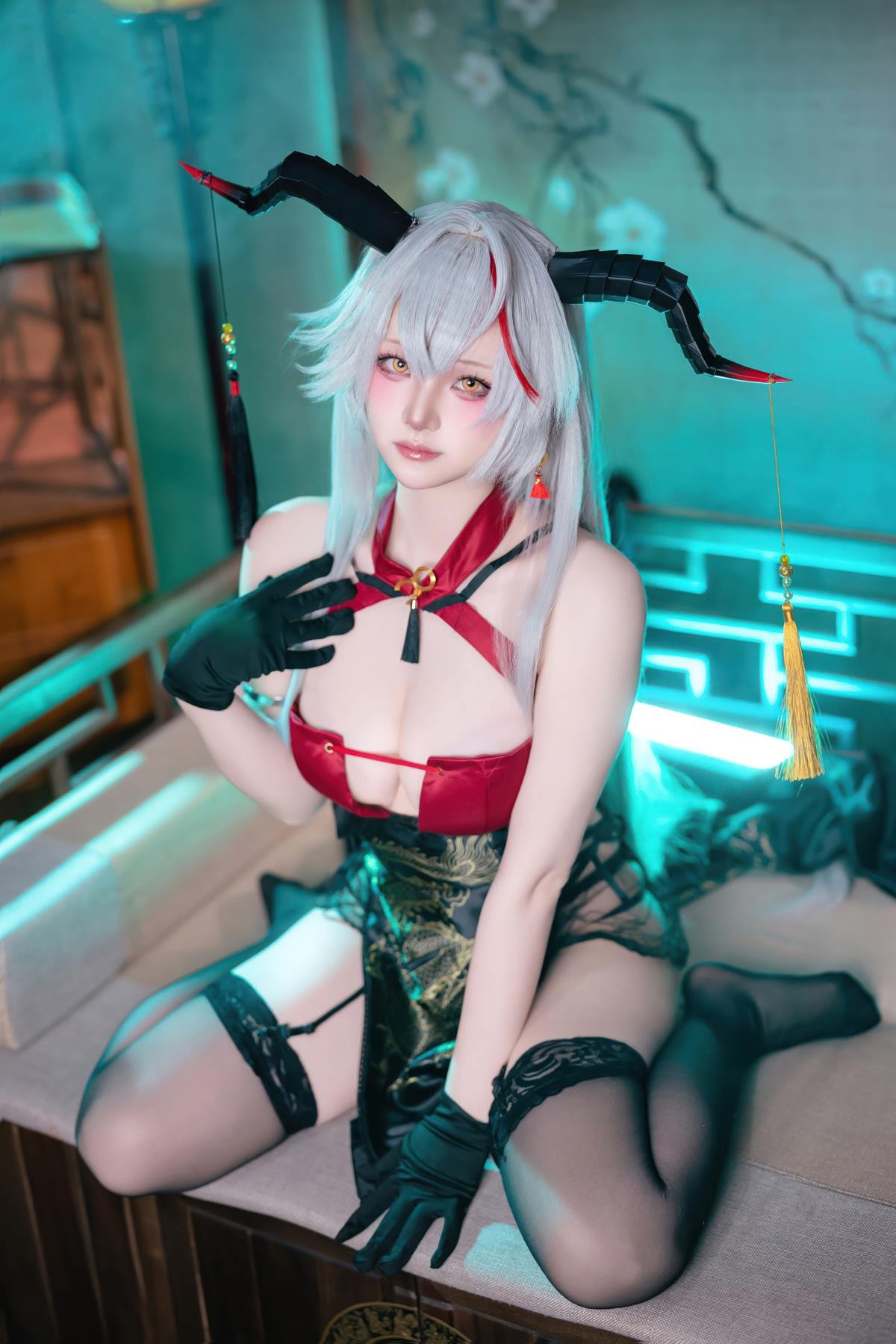 图片[28]-屿鱼 – 碧蓝航线 埃吉尔旗袍[46P] – 速更版-美库