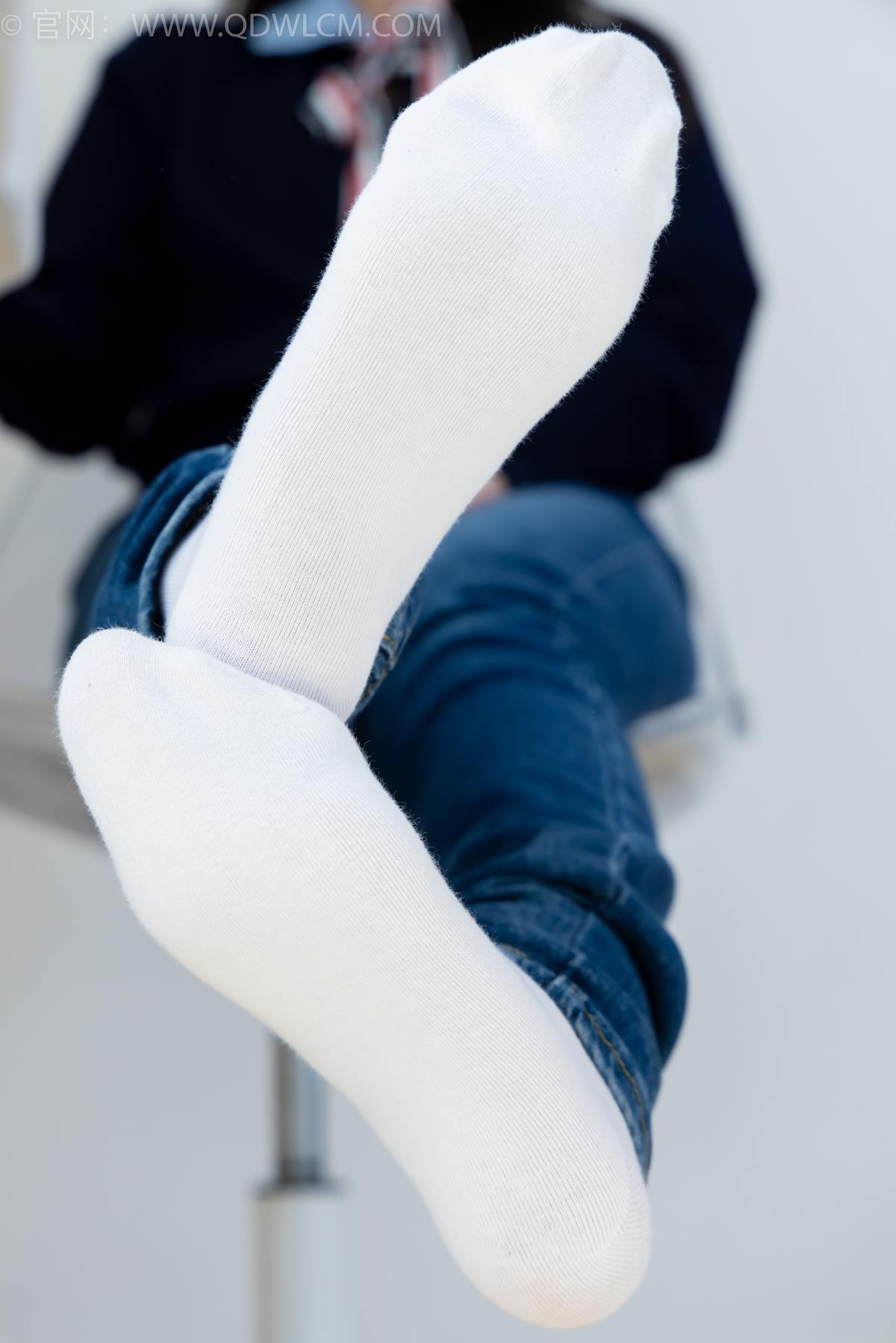 图片[10]-物恋传媒 NO.2379 闪闪-帆布鞋、白棉袜、厚白丝小腿袜、裸足[128P] – 速更版-美库