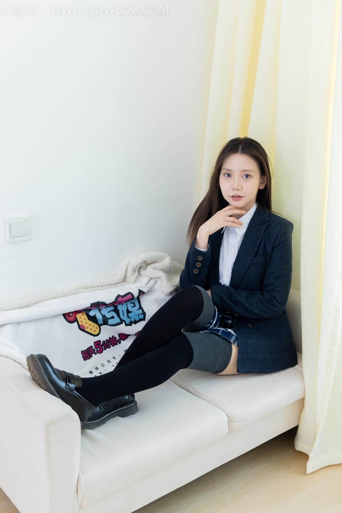 图片[31]-物恋传媒 NO.2380 小曦-jk制服、皮鞋、黑灰拼接过膝袜、厚肉丝[95P] – 速更版-美库