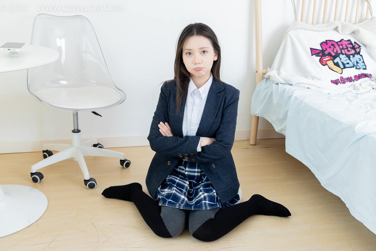 图片[56]-物恋传媒 NO.2380 小曦-jk制服、皮鞋、黑灰拼接过膝袜、厚肉丝[95P] – 速更版-美库