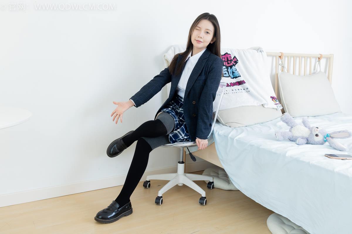 图片[83]-物恋传媒 NO.2380 小曦-jk制服、皮鞋、黑灰拼接过膝袜、厚肉丝[95P] – 速更版-美库