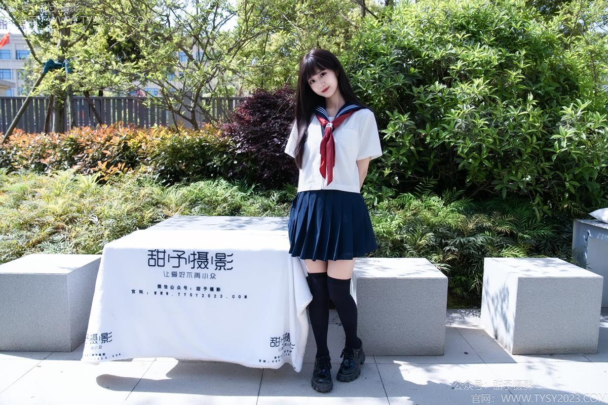 图片[11]-甜予摄影 NO.193 小甜桃-皮鞋、大腿袜、裸足[90P] – 速更版-美库