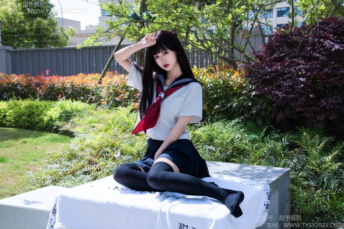 图片[19]-甜予摄影 NO.193 小甜桃-皮鞋、大腿袜、裸足[90P] – 速更版-美库