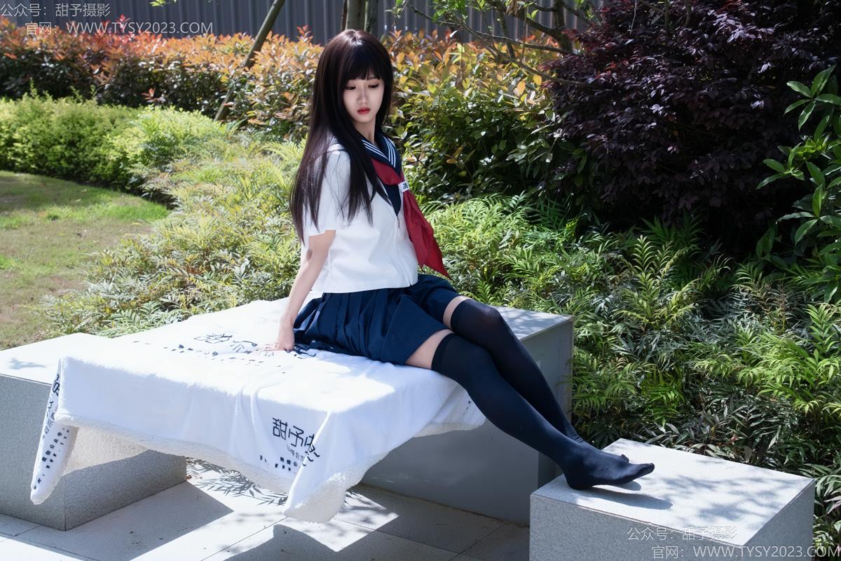 图片[23]-甜予摄影 NO.193 小甜桃-皮鞋、大腿袜、裸足[90P] – 速更版-美库