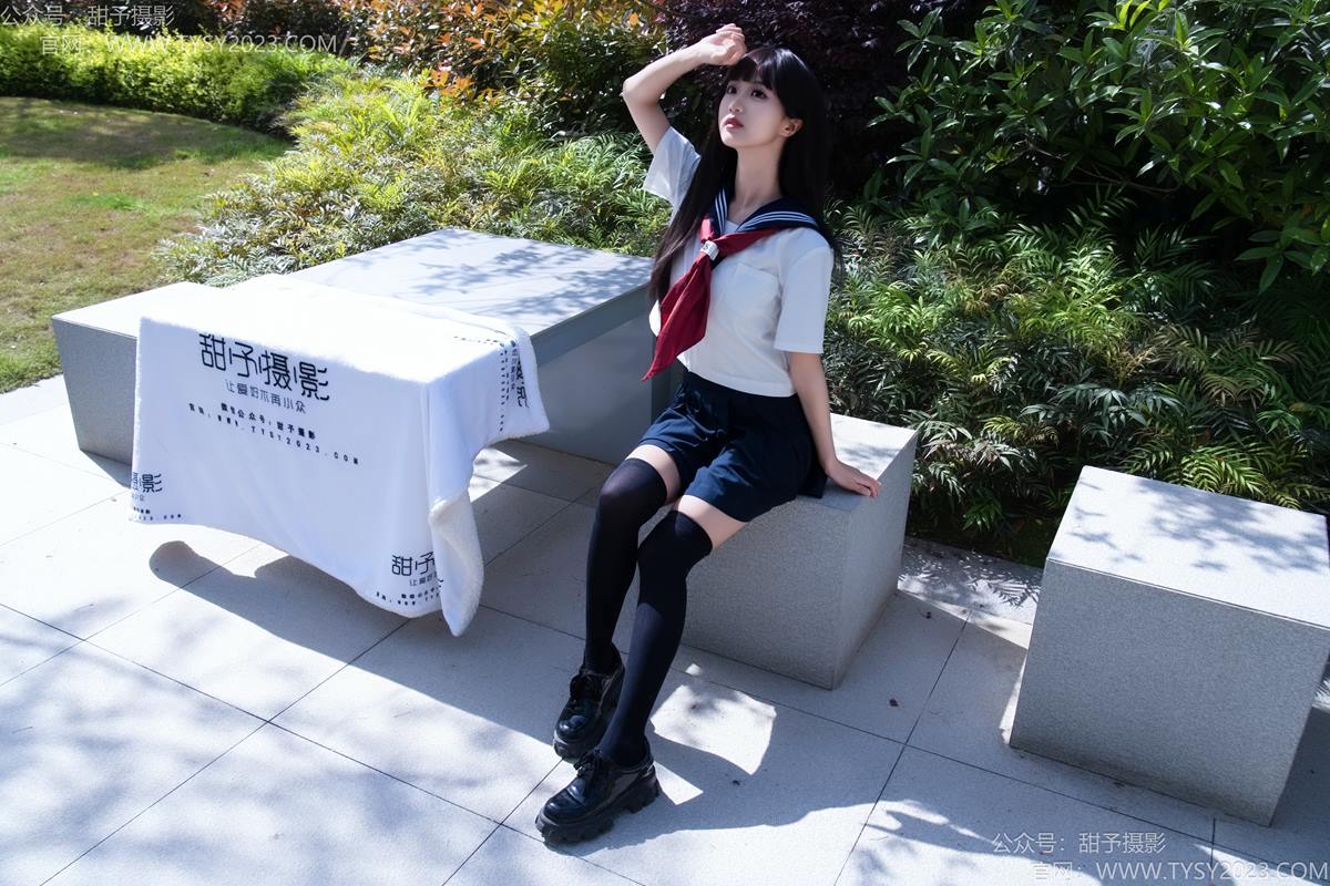 图片[30]-甜予摄影 NO.193 小甜桃-皮鞋、大腿袜、裸足[90P] – 速更版-美库