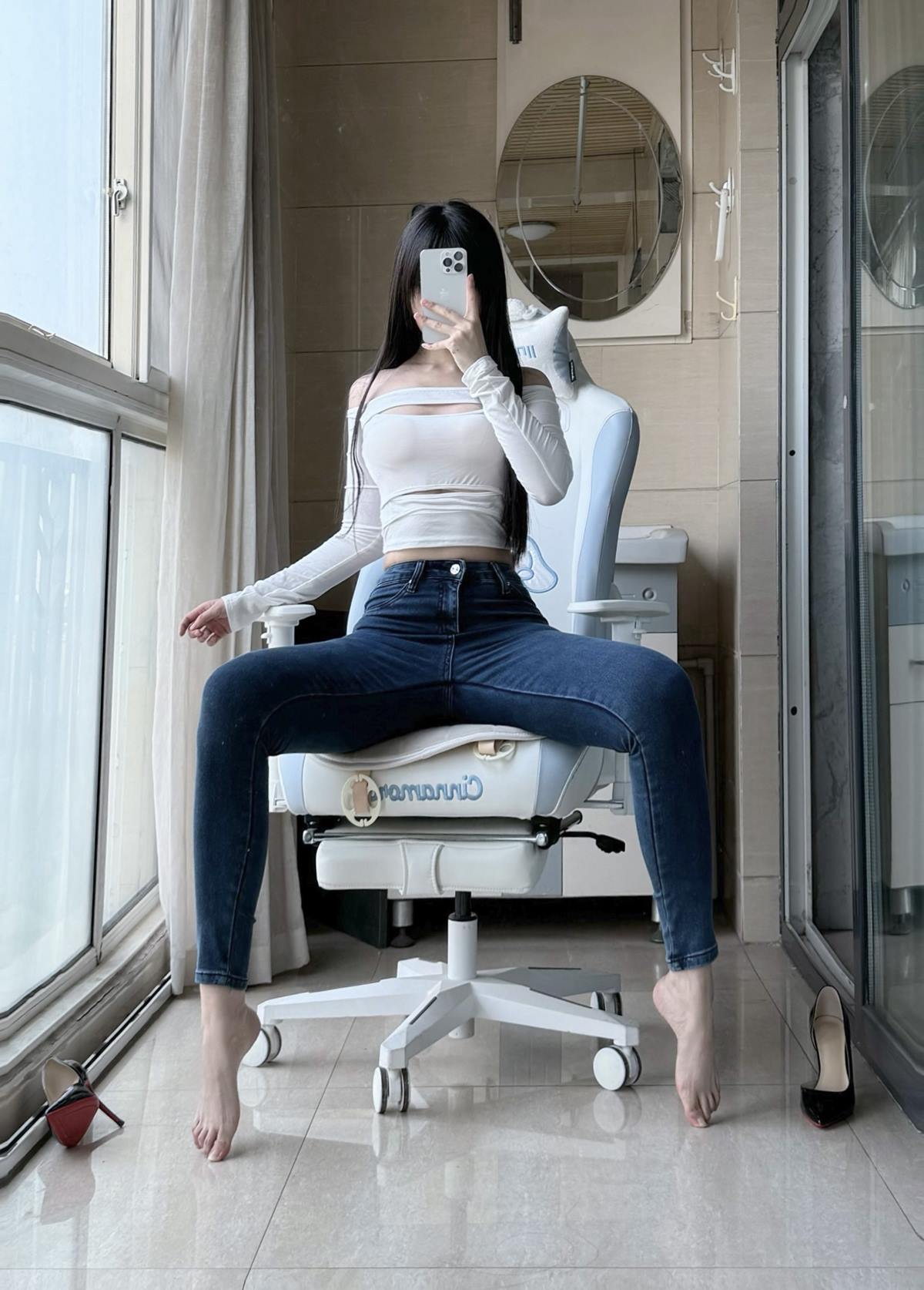 图片[14]-不可爱羚 – 牛仔裤[28P] – 速更版-美库