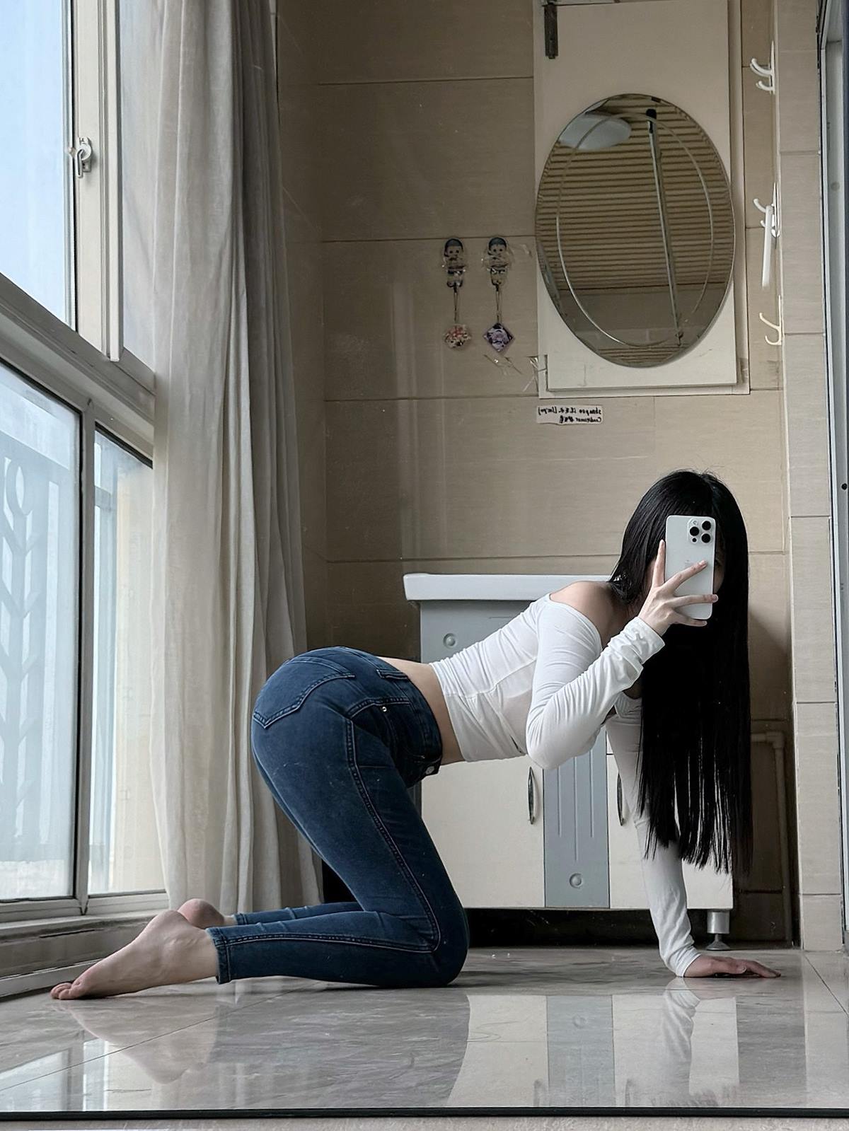 图片[16]-不可爱羚 – 牛仔裤[28P] – 速更版-美库