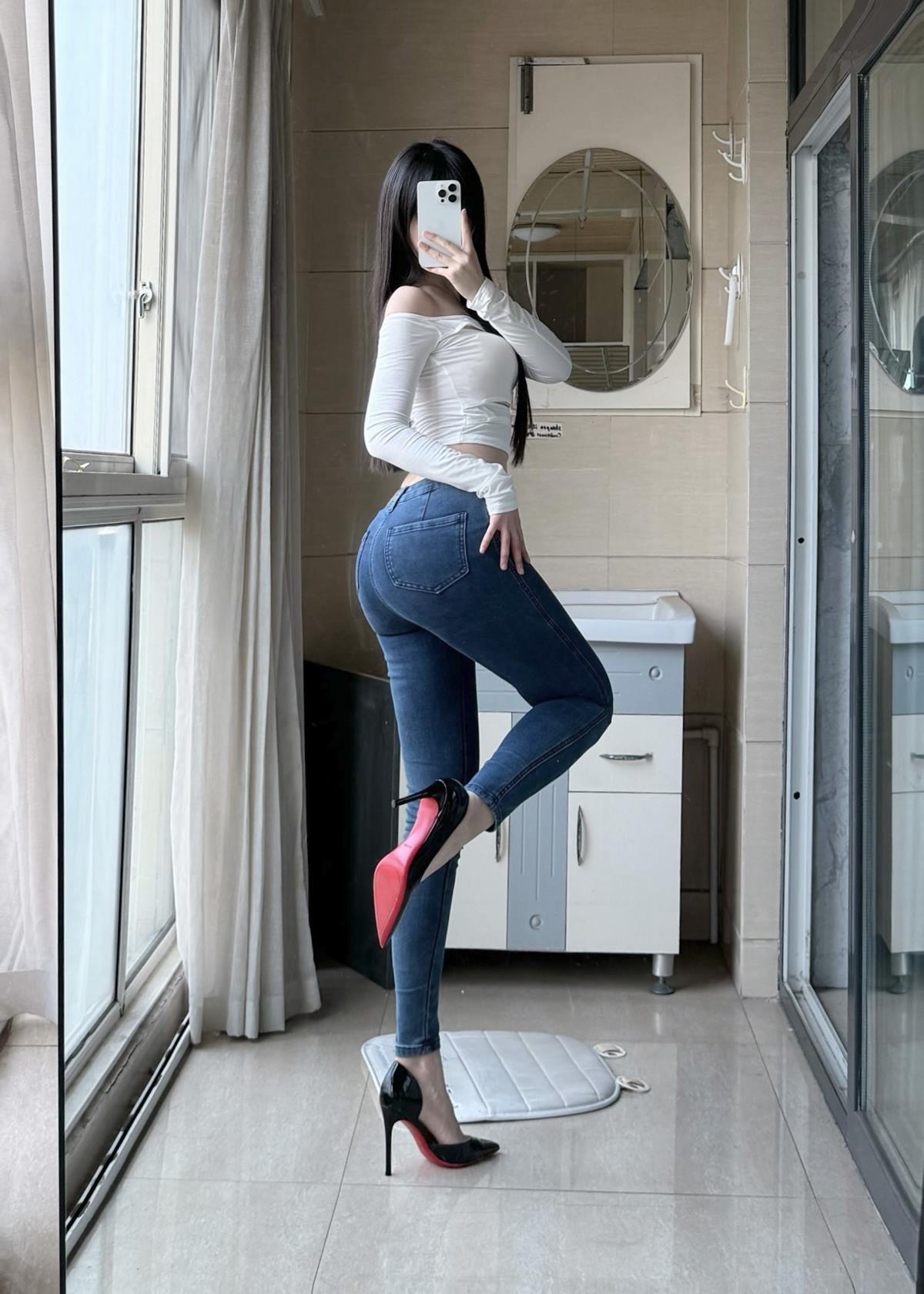 图片[20]-不可爱羚 – 牛仔裤[28P] – 速更版-美库