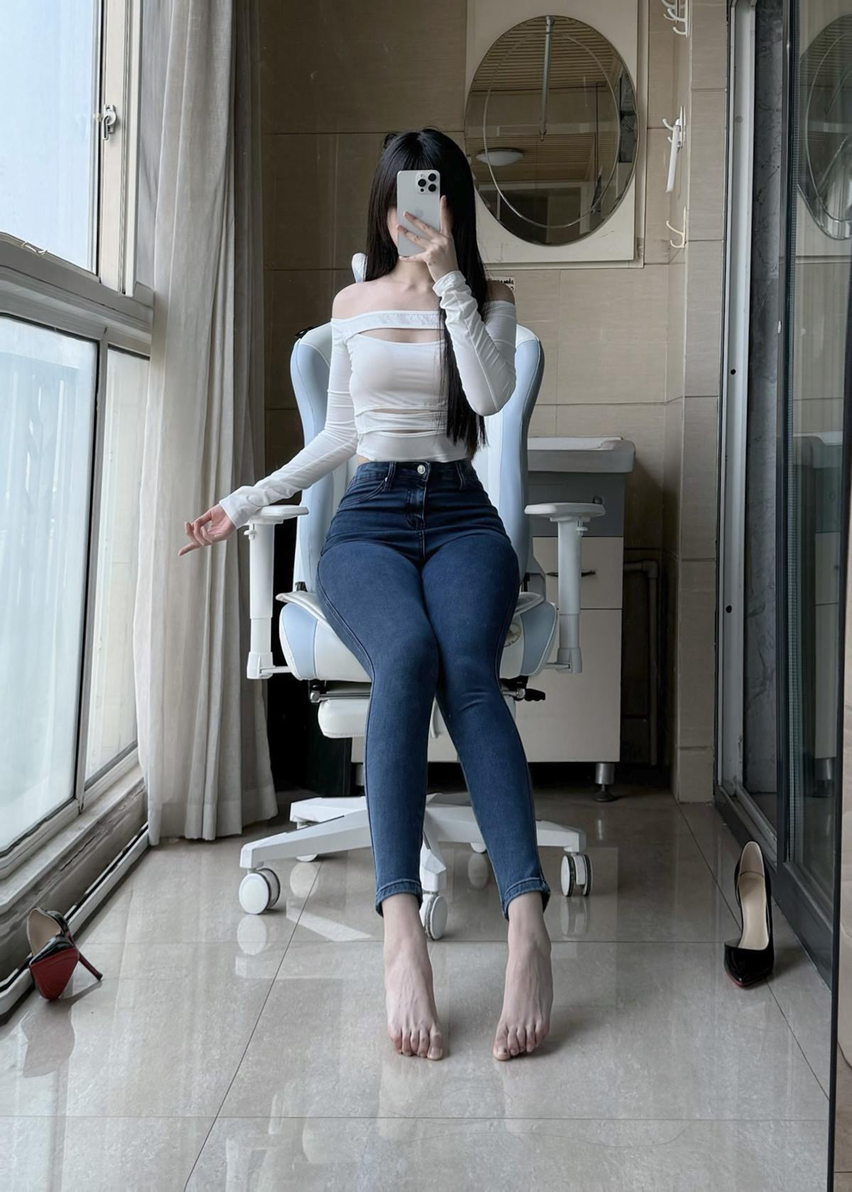 图片[29]-不可爱羚 – 牛仔裤[28P] – 速更版-美库