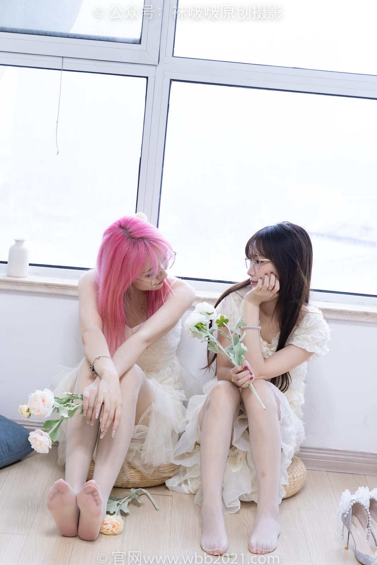 图片[27]-[BoBoSocks袜啵啵]NO.563 小甜豆甜甜圈-高跟鞋、油亮白丝、裸足[100P] – 速更版-美库