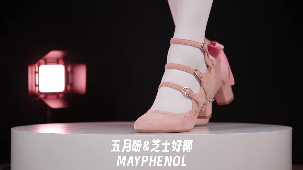 图片[27]-芝士好椰 NO.074 – 优雅高跟 奇迹岛丘比特之心绒面粉色[35P] – 速更版-美库