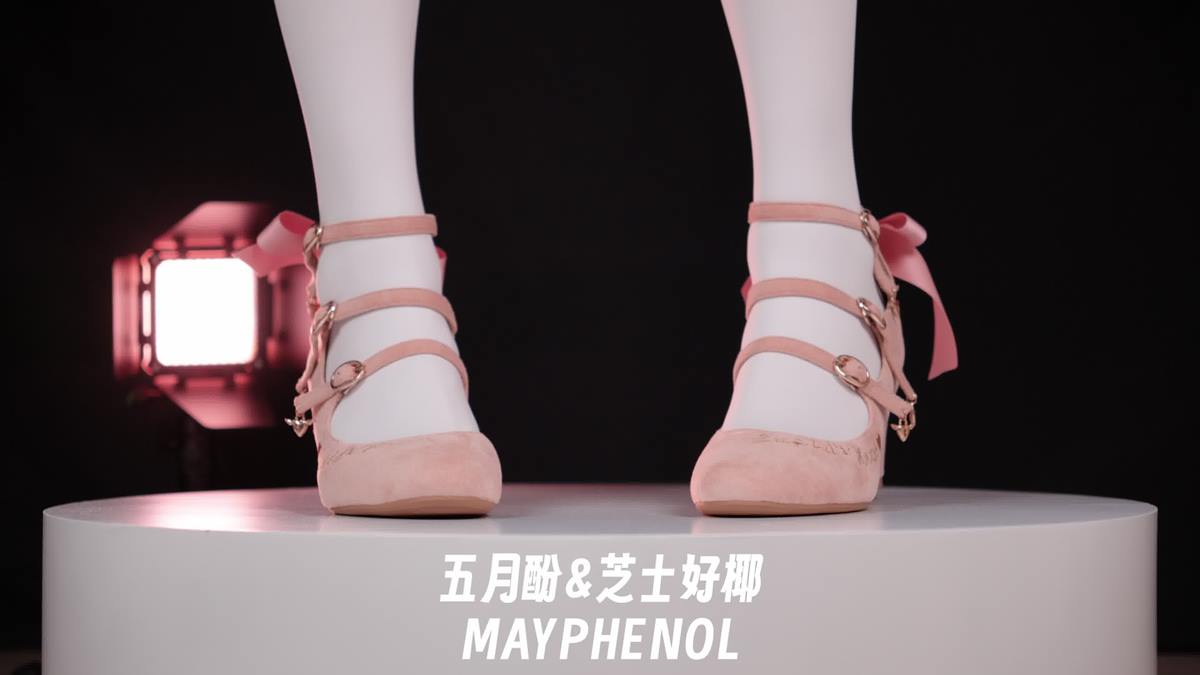 图片[31]-芝士好椰 NO.074 – 优雅高跟 奇迹岛丘比特之心绒面粉色[35P] – 速更版-美库