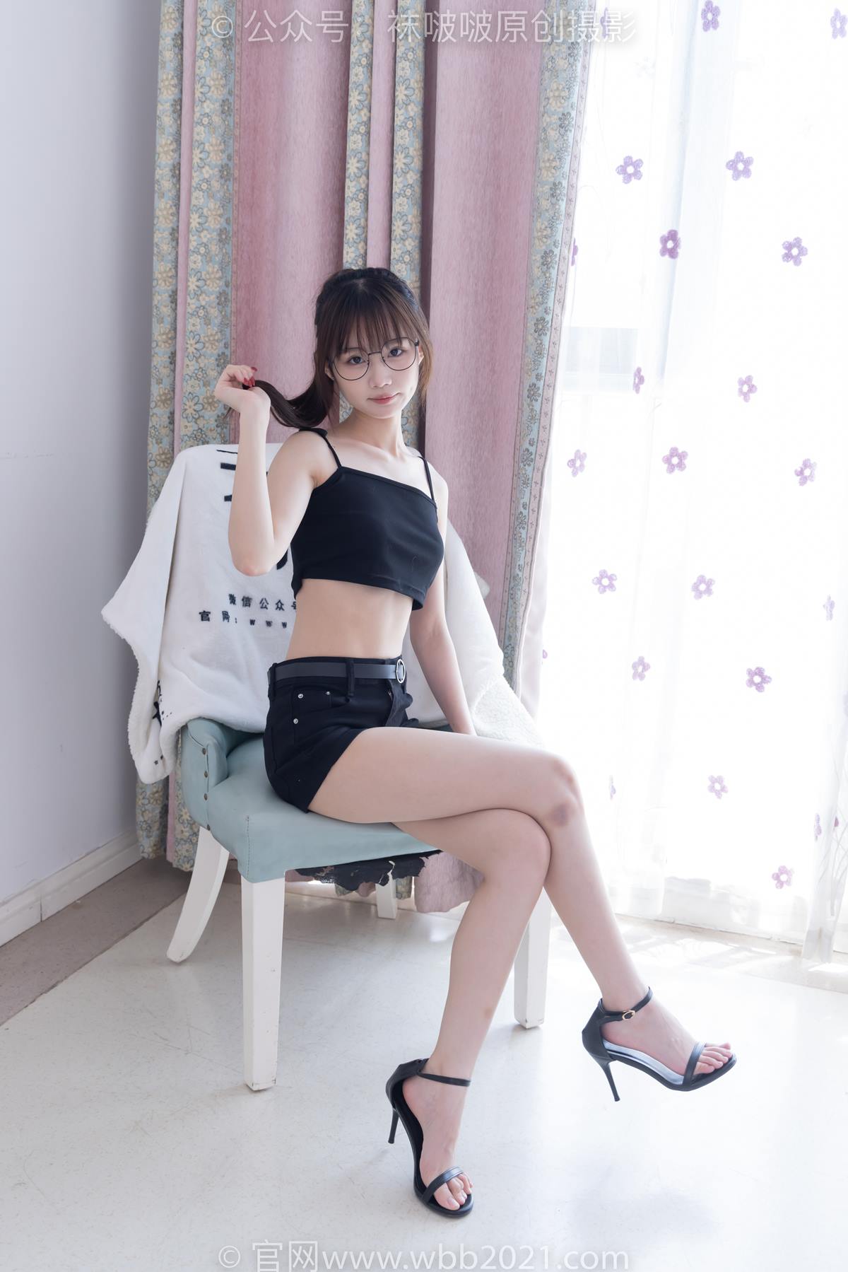 图片[11]-[BoBoSocks袜啵啵]NO.565 甜甜圈-高跟鞋、薄黑丝[100P] – 速更版-美库