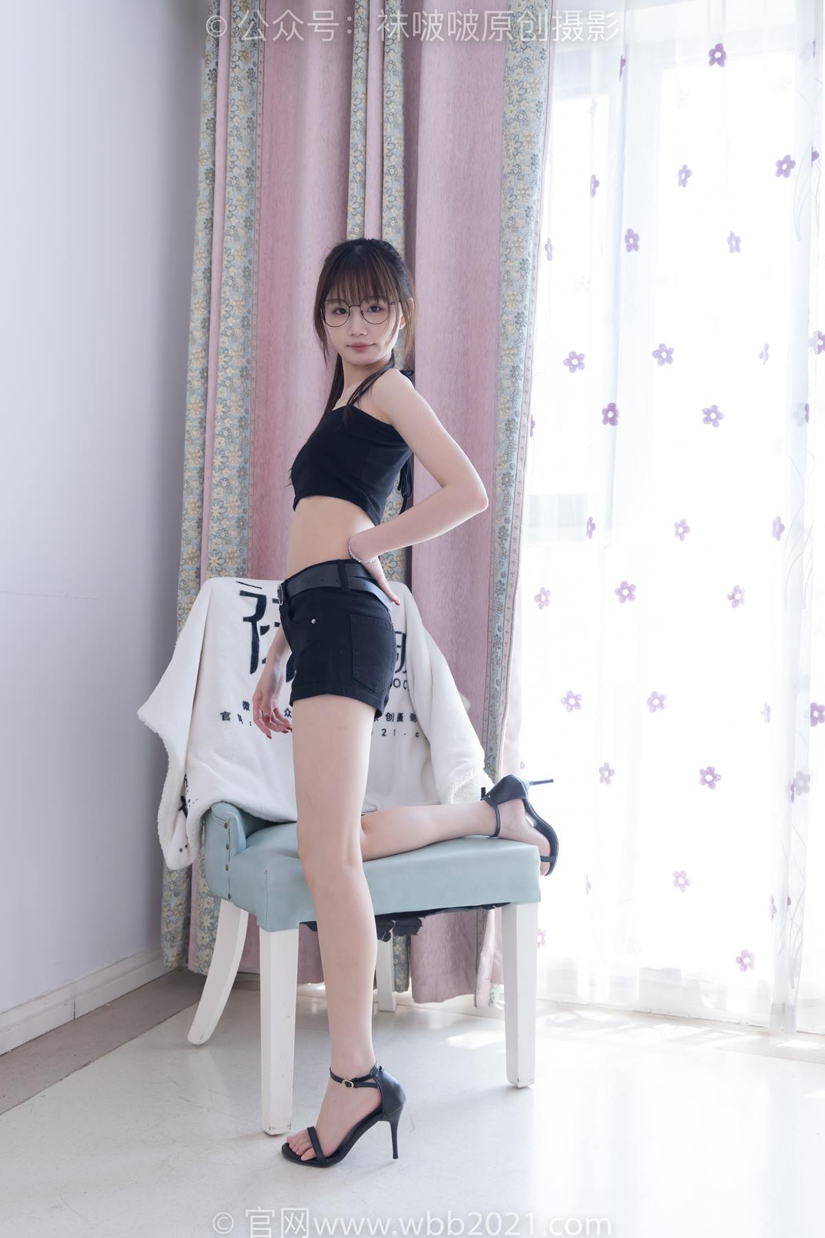 图片[12]-[BoBoSocks袜啵啵]NO.565 甜甜圈-高跟鞋、薄黑丝[100P] – 速更版-美库