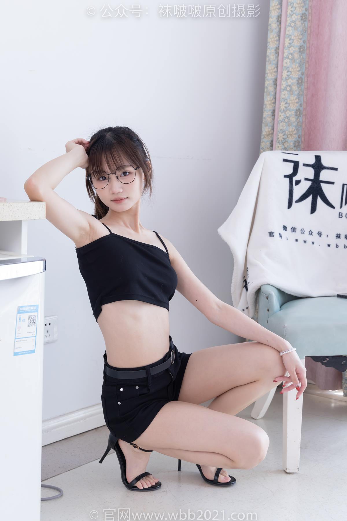 图片[16]-[BoBoSocks袜啵啵]NO.565 甜甜圈-高跟鞋、薄黑丝[100P] – 速更版-美库