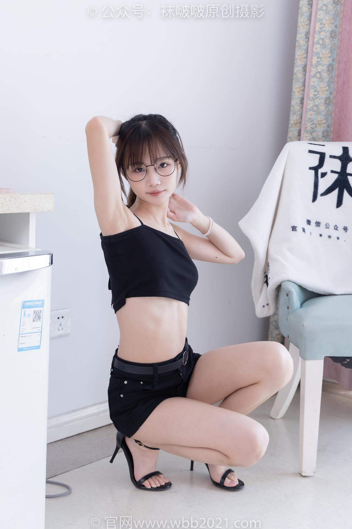 图片[17]-[BoBoSocks袜啵啵]NO.565 甜甜圈-高跟鞋、薄黑丝[100P] – 速更版-美库