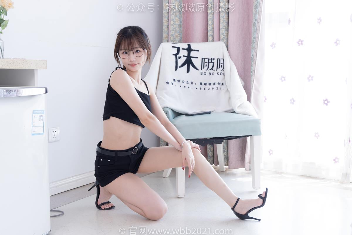 图片[18]-[BoBoSocks袜啵啵]NO.565 甜甜圈-高跟鞋、薄黑丝[100P] – 速更版-美库