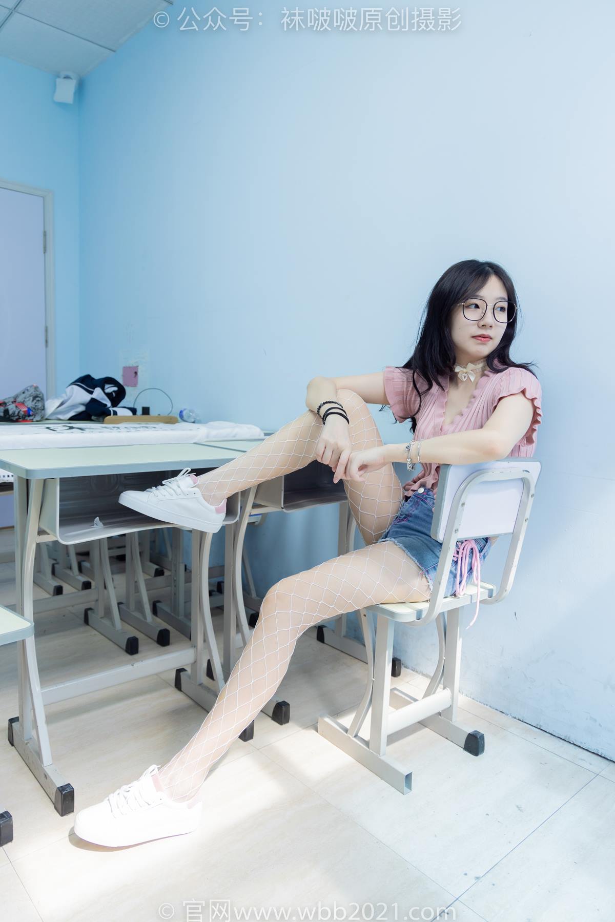 图片[28]-[BoBoSocks袜啵啵]NO.566 小甜豆-高跟鞋、板鞋、白网袜、白蕾丝袜、校服[108P] – 速更版-美库