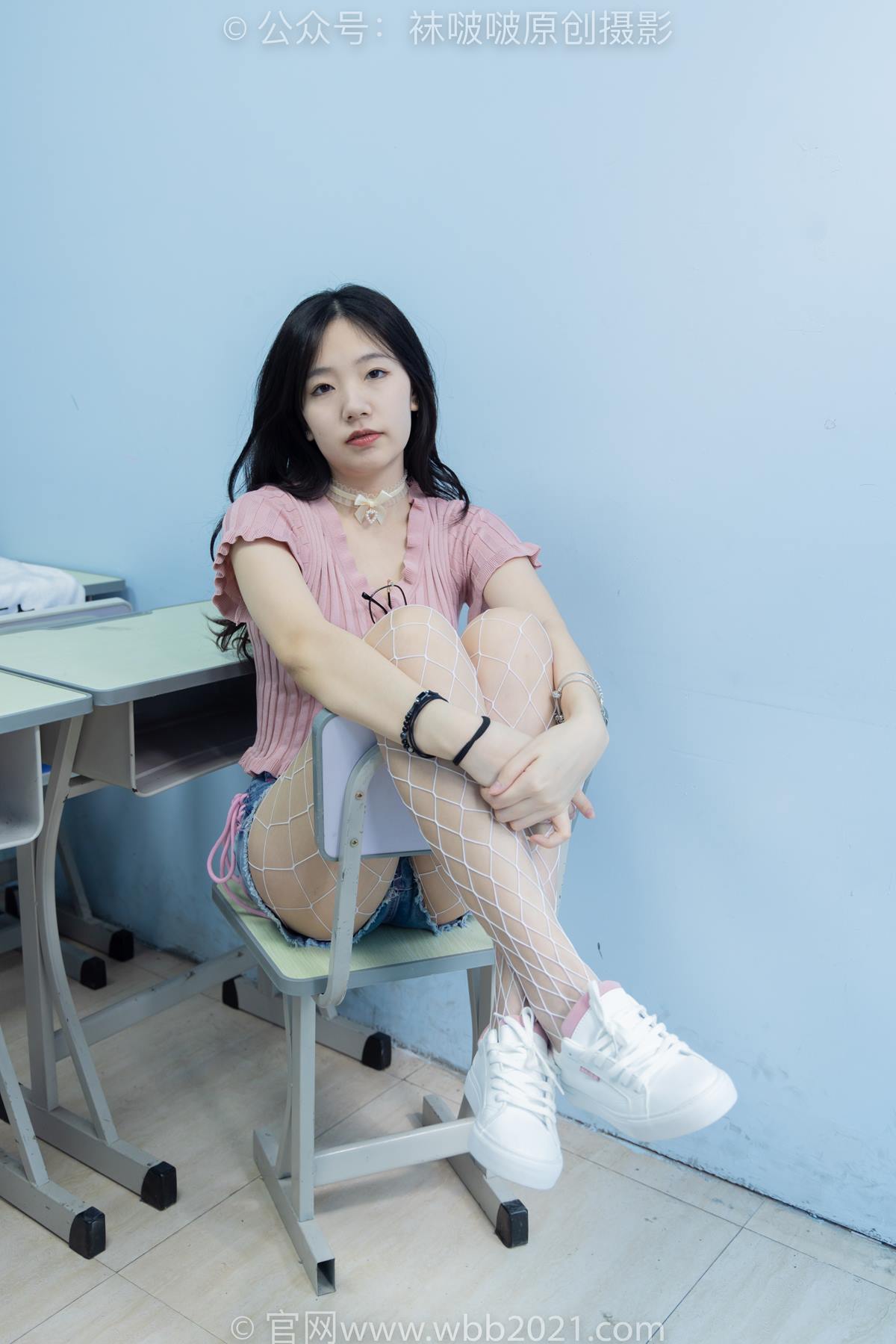 图片[31]-[BoBoSocks袜啵啵]NO.566 小甜豆-高跟鞋、板鞋、白网袜、白蕾丝袜、校服[108P] – 速更版-美库