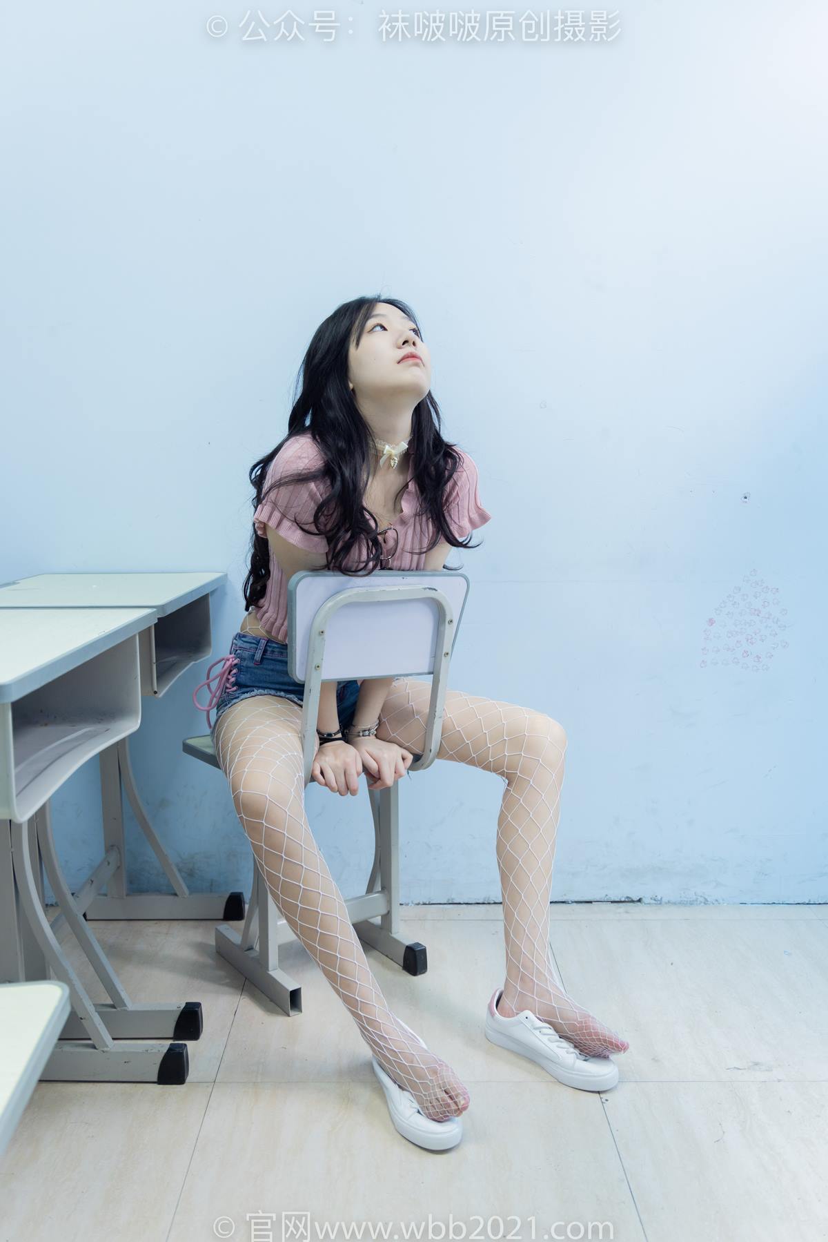 图片[37]-[BoBoSocks袜啵啵]NO.566 小甜豆-高跟鞋、板鞋、白网袜、白蕾丝袜、校服[108P] – 速更版-美库
