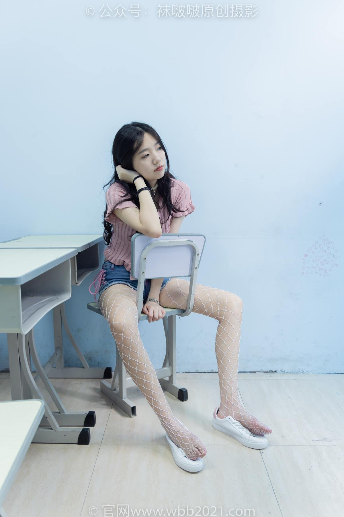 图片[39]-[BoBoSocks袜啵啵]NO.566 小甜豆-高跟鞋、板鞋、白网袜、白蕾丝袜、校服[108P] – 速更版-美库