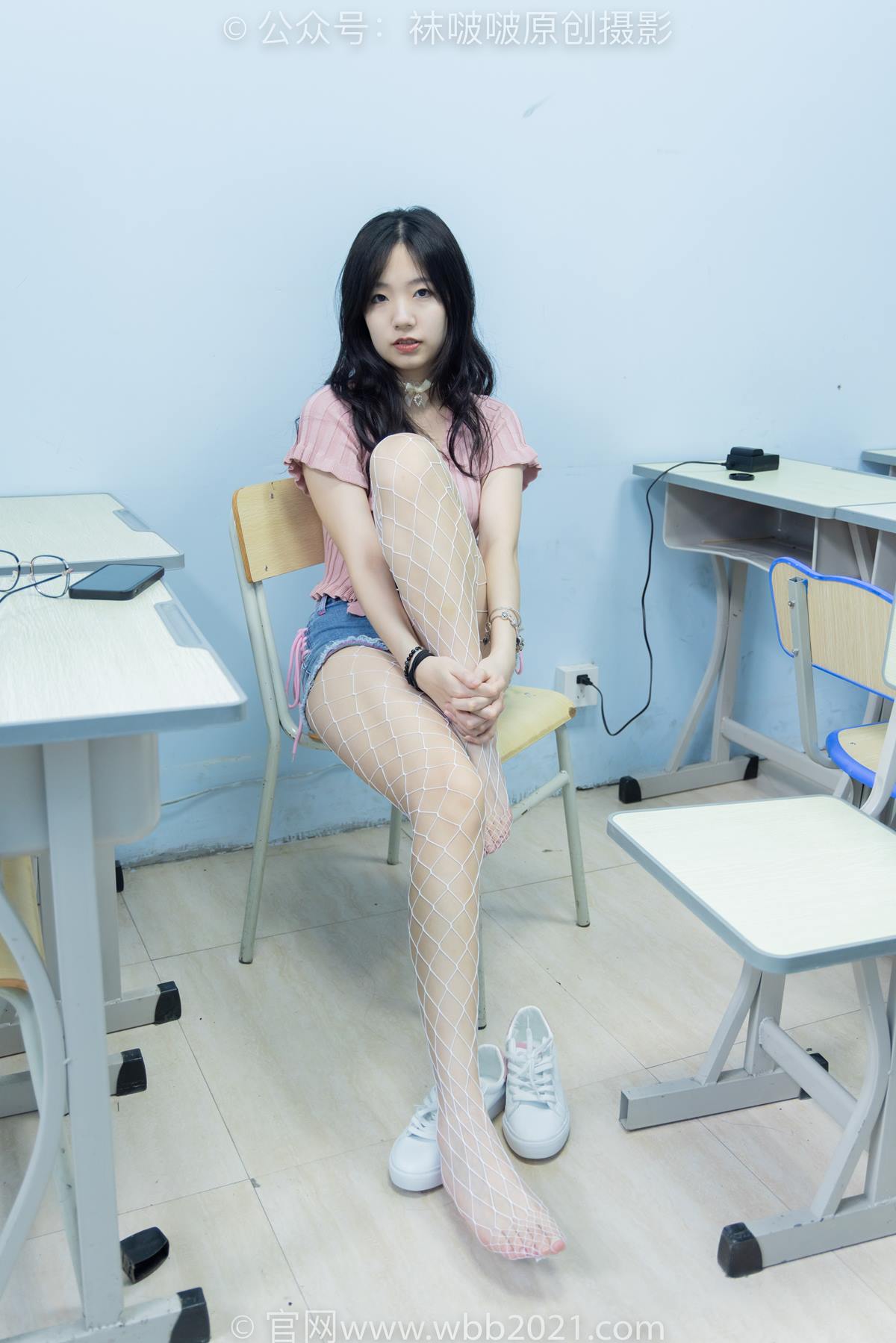 图片[50]-[BoBoSocks袜啵啵]NO.566 小甜豆-高跟鞋、板鞋、白网袜、白蕾丝袜、校服[108P] – 速更版-美库