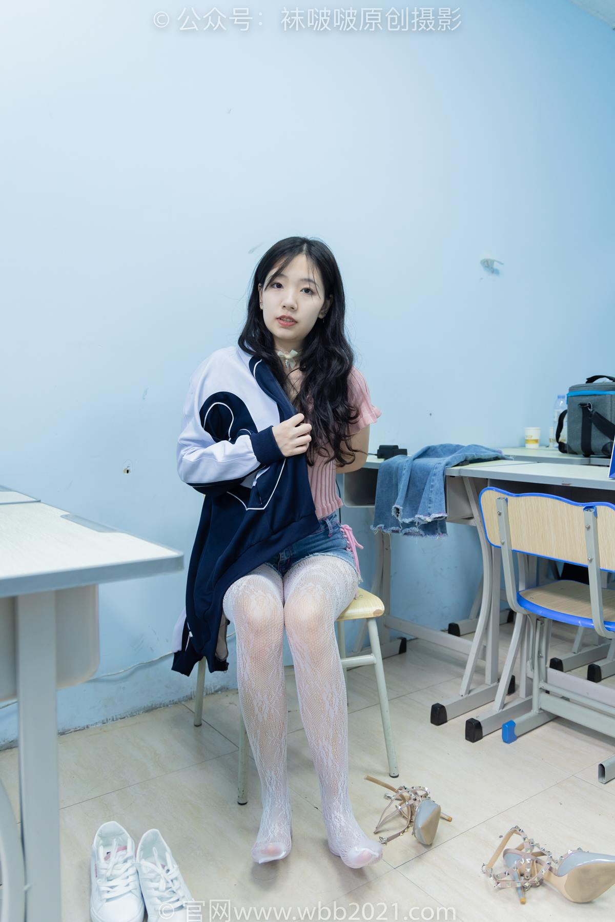 图片[61]-[BoBoSocks袜啵啵]NO.566 小甜豆-高跟鞋、板鞋、白网袜、白蕾丝袜、校服[108P] – 速更版-美库