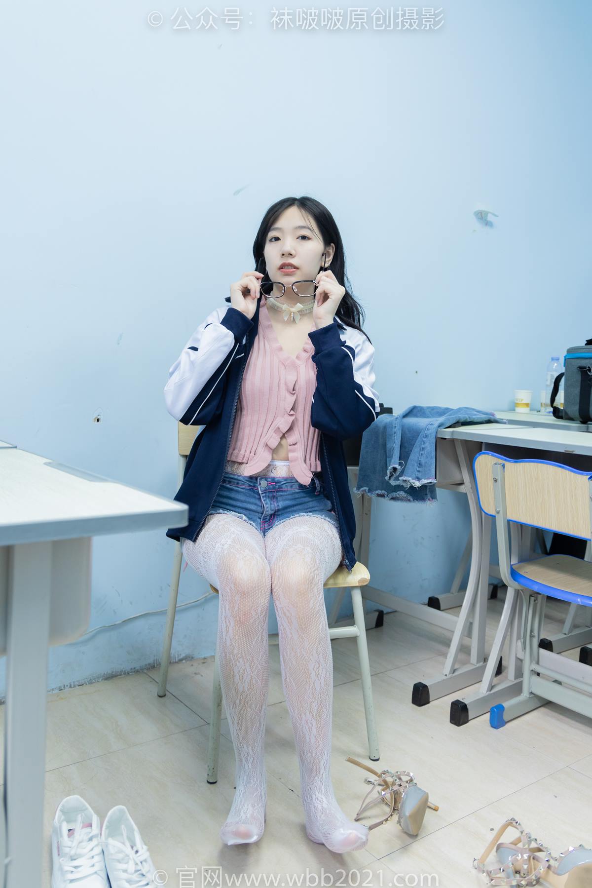 图片[63]-[BoBoSocks袜啵啵]NO.566 小甜豆-高跟鞋、板鞋、白网袜、白蕾丝袜、校服[108P] – 速更版-美库