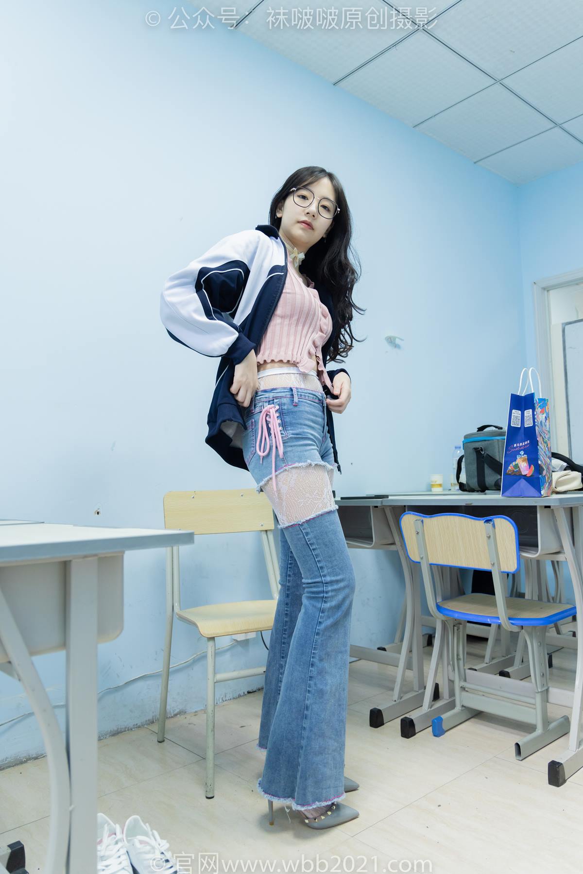 图片[74]-[BoBoSocks袜啵啵]NO.566 小甜豆-高跟鞋、板鞋、白网袜、白蕾丝袜、校服[108P] – 速更版-美库