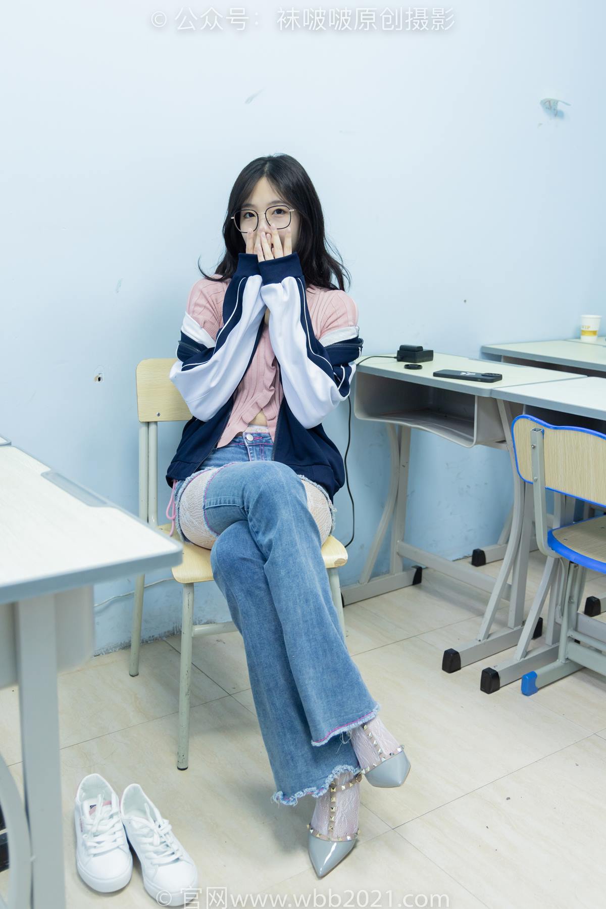 图片[79]-[BoBoSocks袜啵啵]NO.566 小甜豆-高跟鞋、板鞋、白网袜、白蕾丝袜、校服[108P] – 速更版-美库