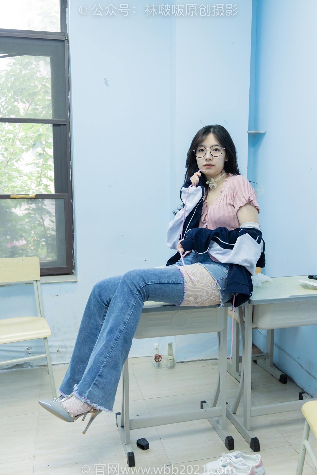 图片[84]-[BoBoSocks袜啵啵]NO.566 小甜豆-高跟鞋、板鞋、白网袜、白蕾丝袜、校服[108P] – 速更版-美库