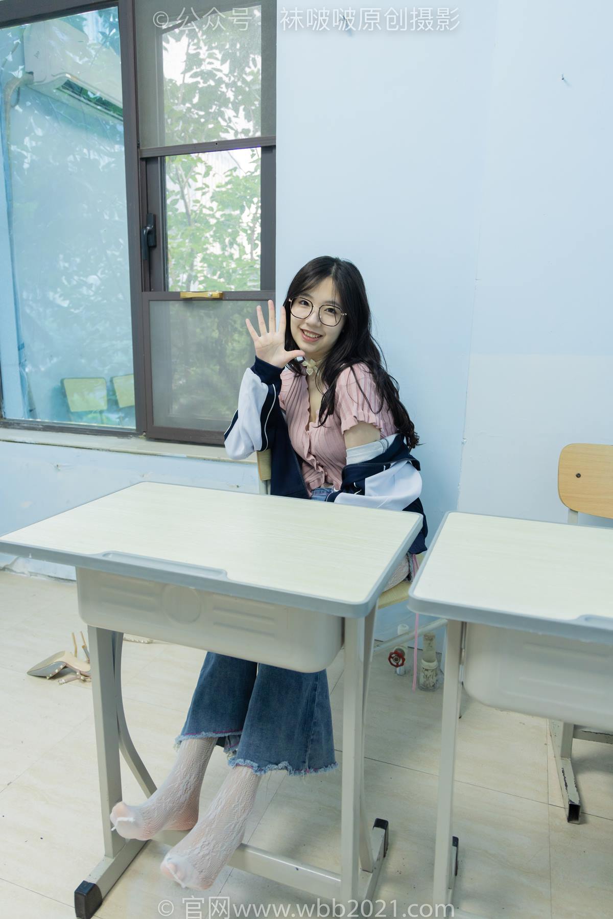 图片[105]-[BoBoSocks袜啵啵]NO.566 小甜豆-高跟鞋、板鞋、白网袜、白蕾丝袜、校服[108P] – 速更版-美库