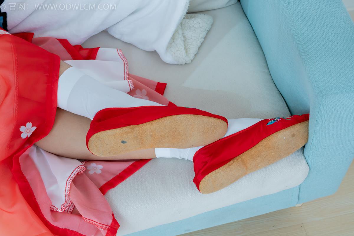 图片[45]-物恋传媒 NO.2386 岚岚-布鞋、短白丝、红色船袜、汉服[137P] – 速更版-美库