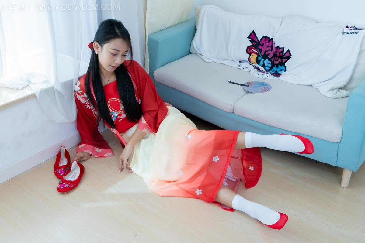 图片[55]-物恋传媒 NO.2386 岚岚-布鞋、短白丝、红色船袜、汉服[137P] – 速更版-美库