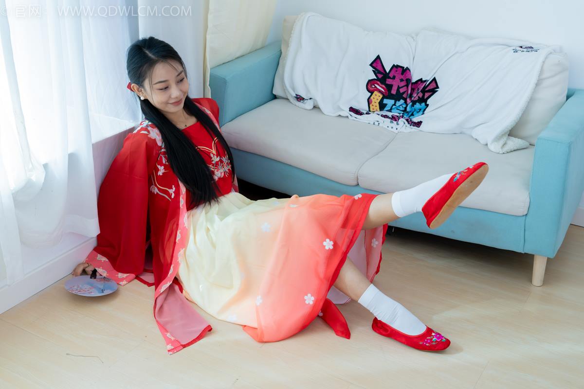 图片[58]-物恋传媒 NO.2386 岚岚-布鞋、短白丝、红色船袜、汉服[137P] – 速更版-美库
