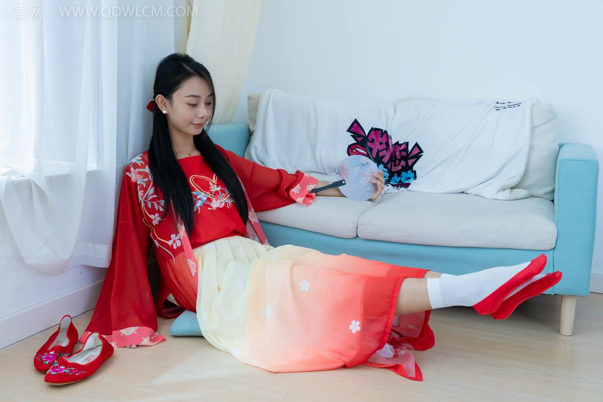 图片[69]-物恋传媒 NO.2386 岚岚-布鞋、短白丝、红色船袜、汉服[137P] – 速更版-美库