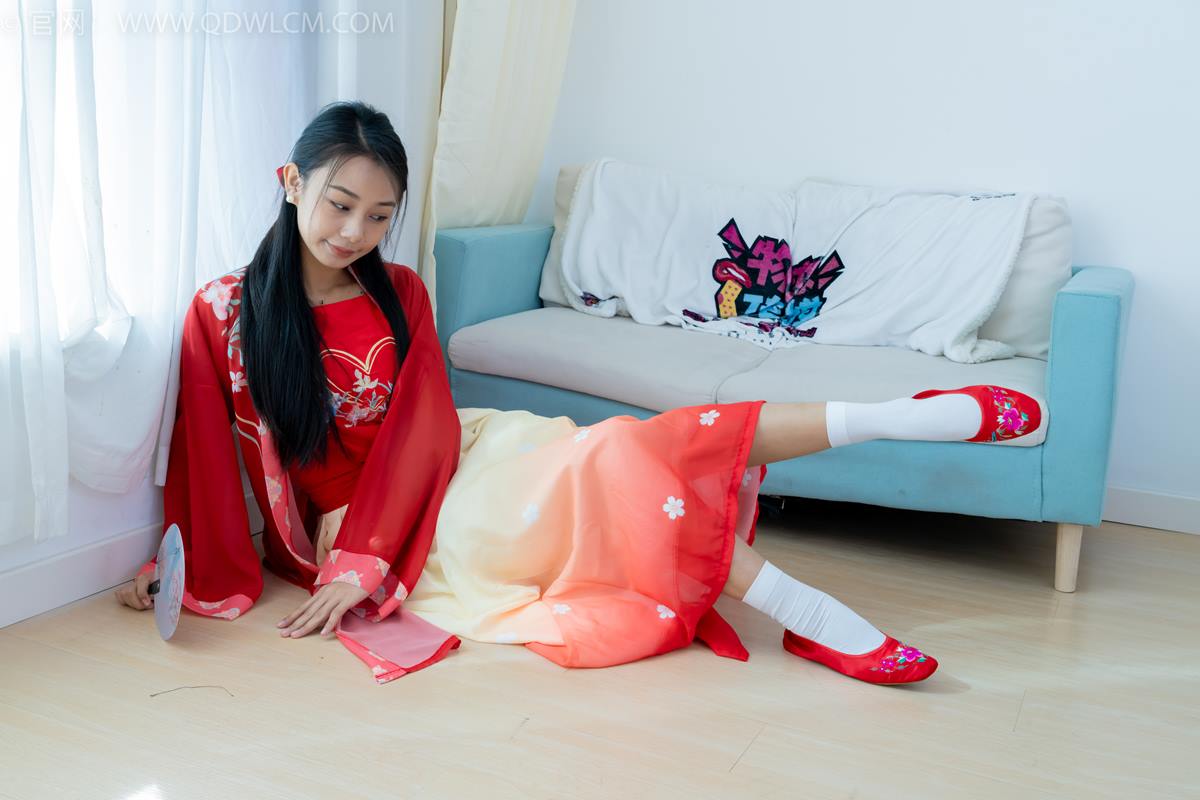 图片[71]-物恋传媒 NO.2386 岚岚-布鞋、短白丝、红色船袜、汉服[137P] – 速更版-美库