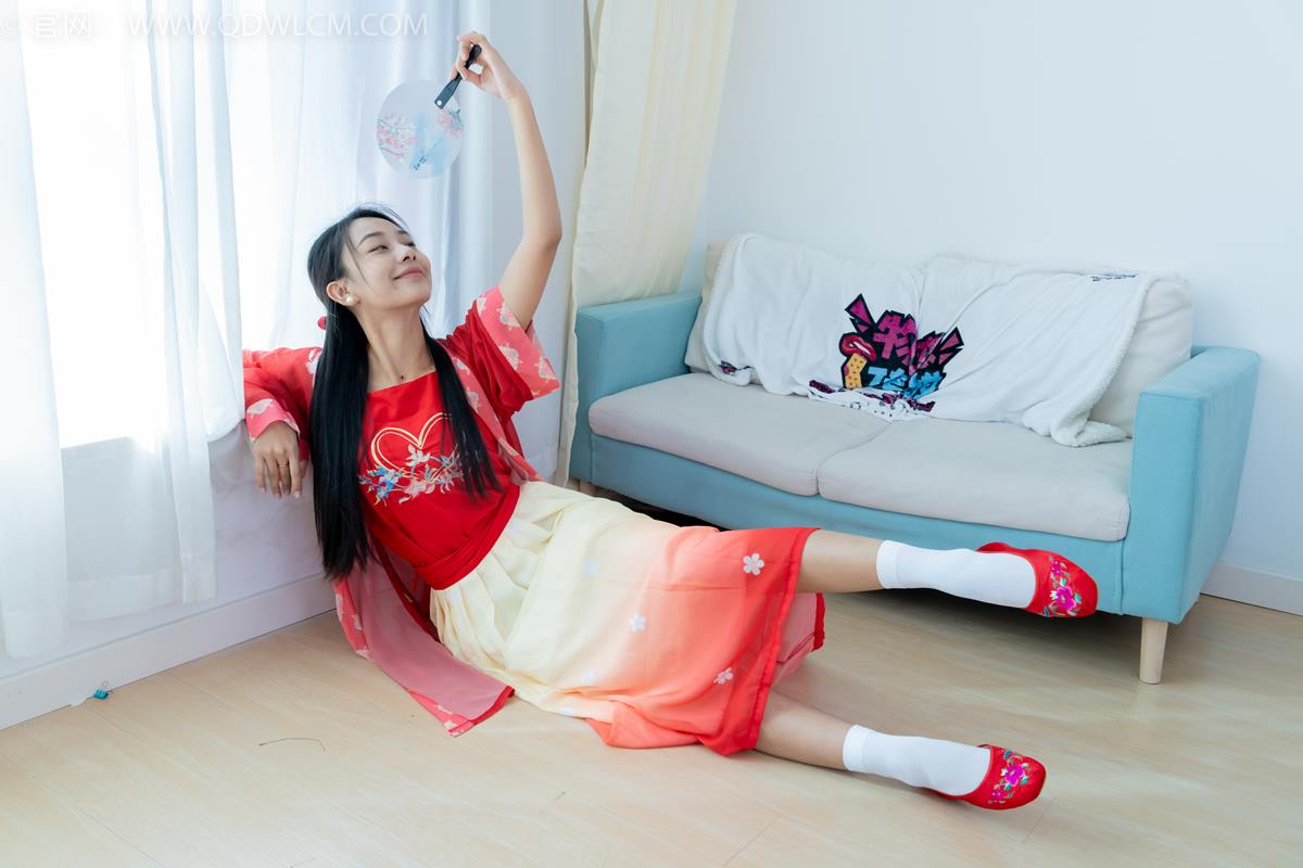 图片[82]-物恋传媒 NO.2386 岚岚-布鞋、短白丝、红色船袜、汉服[137P] – 速更版-美库