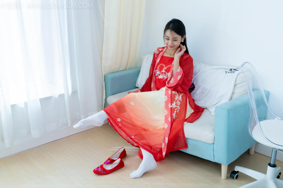 图片[88]-物恋传媒 NO.2386 岚岚-布鞋、短白丝、红色船袜、汉服[137P] – 速更版-美库