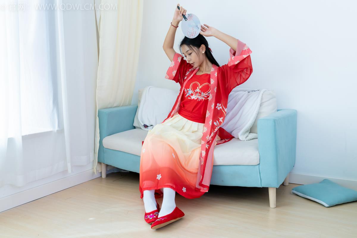 图片[95]-物恋传媒 NO.2386 岚岚-布鞋、短白丝、红色船袜、汉服[137P] – 速更版-美库