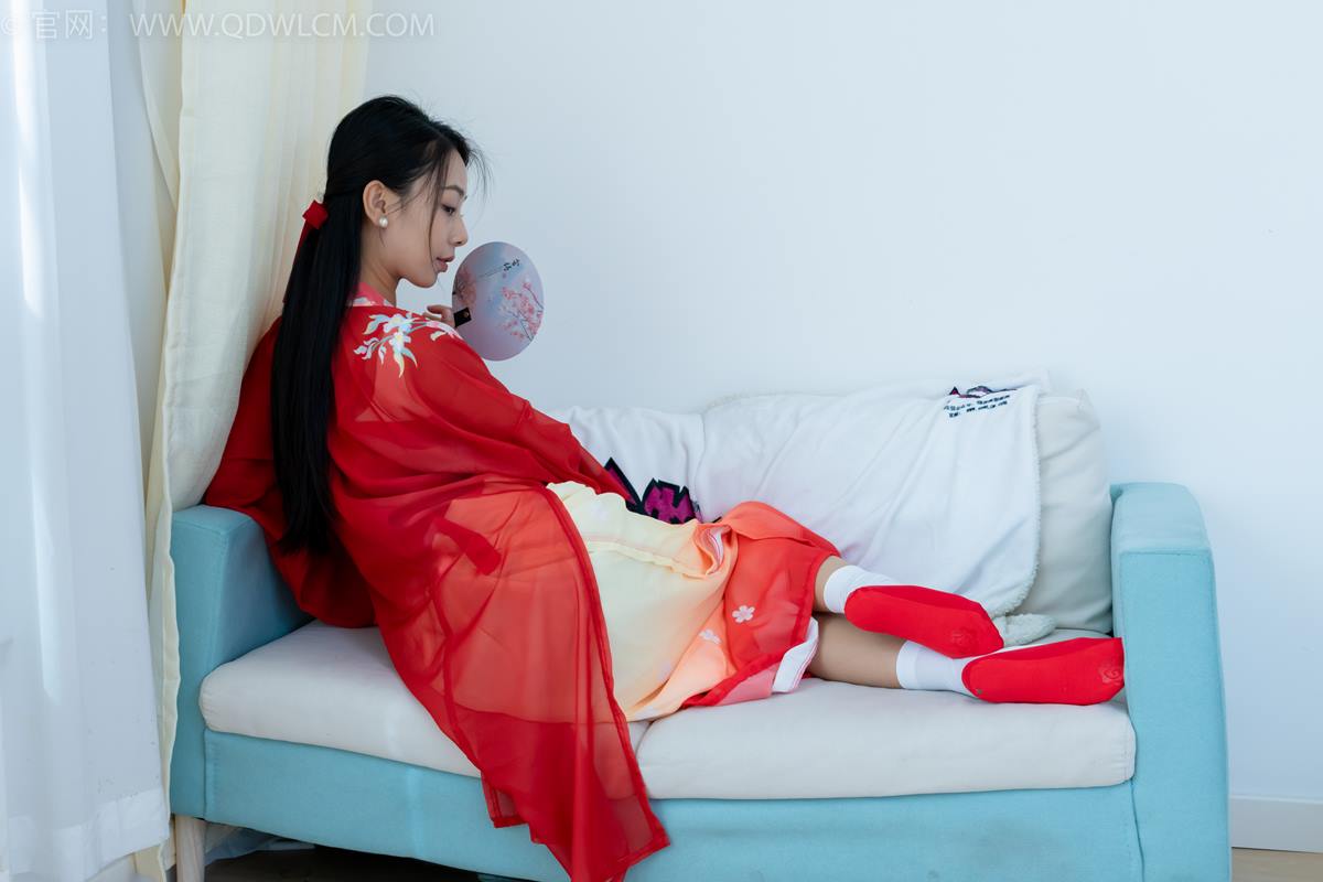 图片[107]-物恋传媒 NO.2386 岚岚-布鞋、短白丝、红色船袜、汉服[137P] – 速更版-美库
