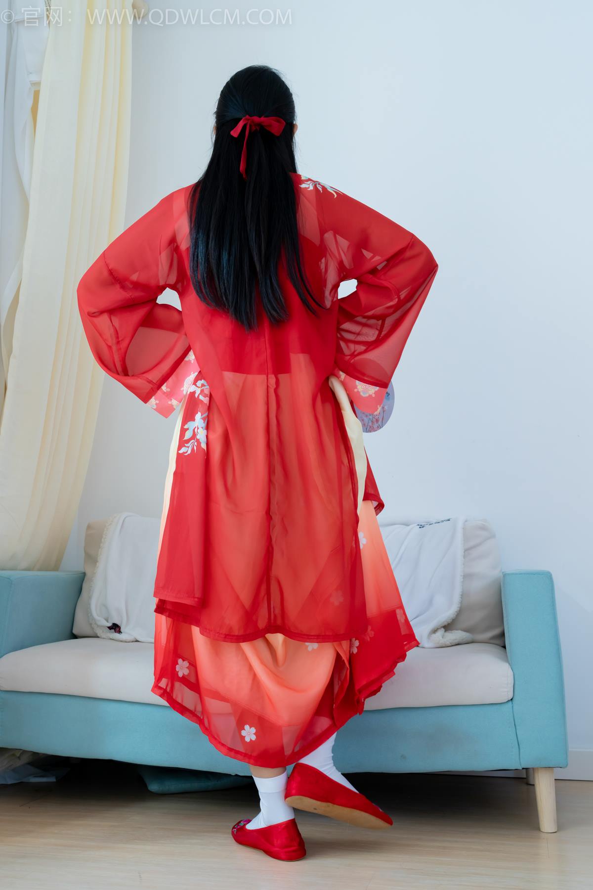 图片[131]-物恋传媒 NO.2386 岚岚-布鞋、短白丝、红色船袜、汉服[137P] – 速更版-美库