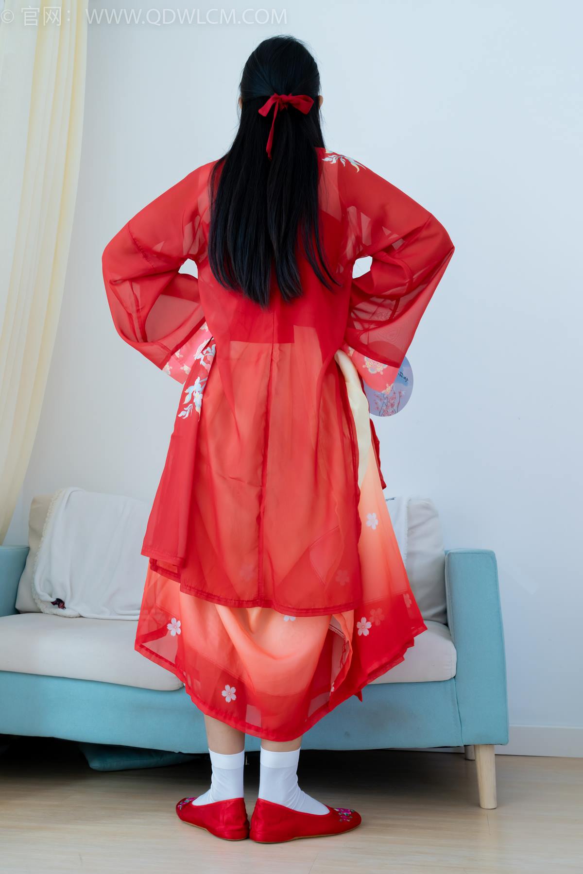 图片[137]-物恋传媒 NO.2386 岚岚-布鞋、短白丝、红色船袜、汉服[137P] – 速更版-美库