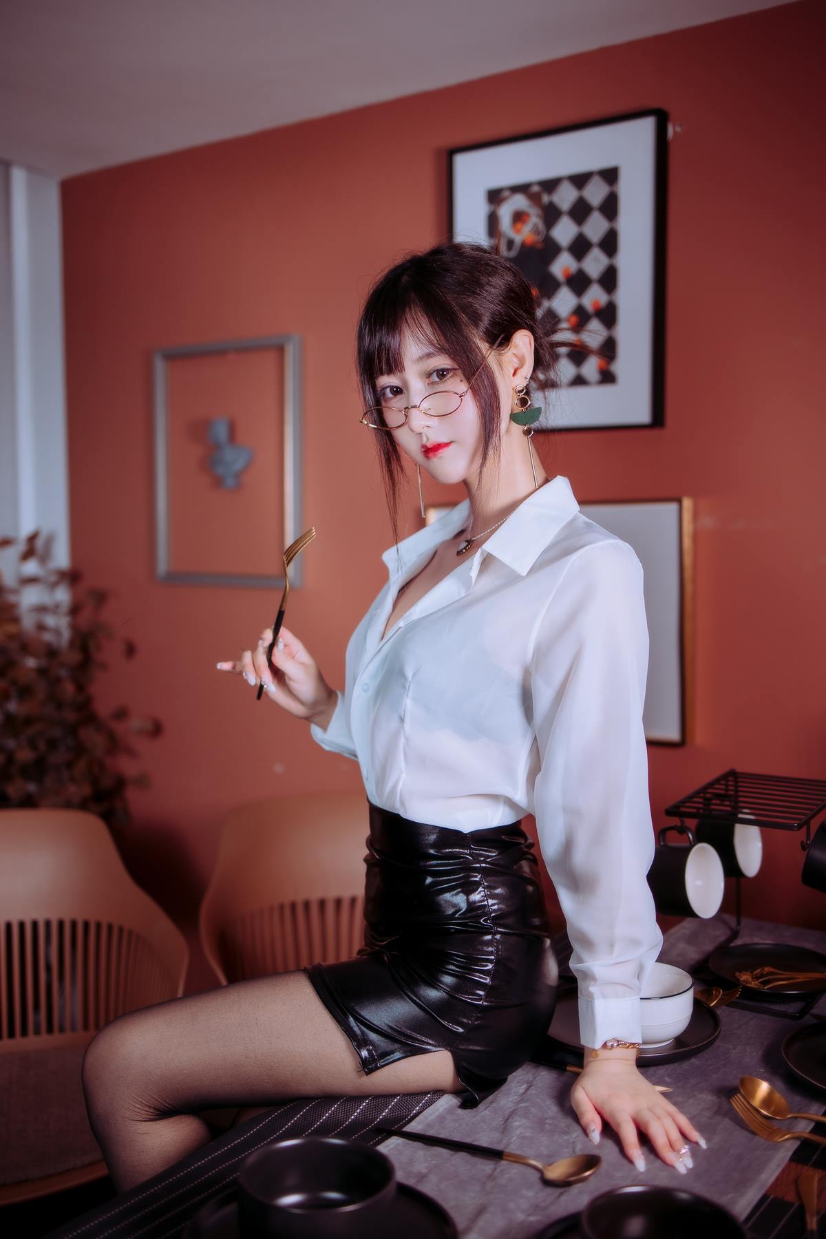 图片[12]-羽生三未图集 – 半透OL[27P] – 速更版-美库