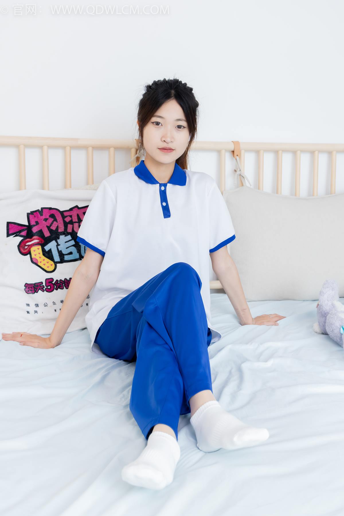 图片[12]-物恋传媒 NO.2387 小夏-帆布鞋、白短棉袜、薄肉丝、校服[118P] – 速更版-美库