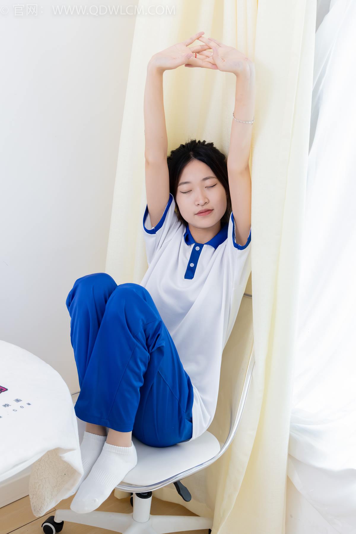 图片[13]-物恋传媒 NO.2387 小夏-帆布鞋、白短棉袜、薄肉丝、校服[118P] – 速更版-美库